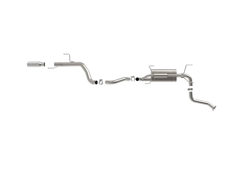aFe 2025 Toyota 4-Runner 2.5in to 3in SS-304 Cat-Back Exhaust w/ Polished Tip - Image 7